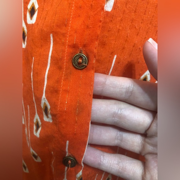 Orange shirt from Dress to, small size - Picture 4 of 5